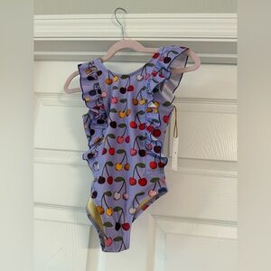 Pink Chicken Katniss Swim Suit - Lavender Cherry